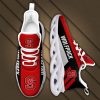 NC State Wolfpack Red Black Max Soul Shoes