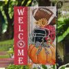 Houston Cougars Welcome Garden House Flag