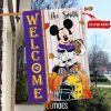 LSU Tigers Custom Name Mickey House Flag