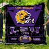 LSU Tigers EST 1893 Quilt Blanket
