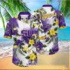 LSU Tigers Floral Classic Hawaiian Shirt