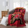Maryland Terrapins Mascot Red Fleece Blanket