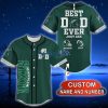 Michigan State Spartans Custom Name Number Best Dad Ever Baseball Jersey