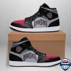 Ohio State Buckeyes Black Red Air Jordan 1 High Sneakers