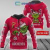 Ohio State Buckeyes Custom Name Grinch Christmas Pullover Hoodie