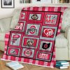 Ohio State Buckeyes For Life Fleece Blanket