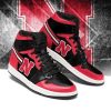 Nebraska Cornhuskers Red Black Air Jordan 1 High Sneakers