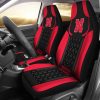 Nebraska Cornhuskers Red Black Car Seat Covers