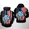 North Carolina Tar Heels American Flag Pullover Hoodie