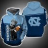 North Carolina Tar Heels Baby Groot Pullover Hoodie