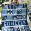 North Carolina Tar Heels Go Heels Fleece Blanket