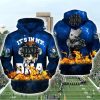 Notre Dame Fighting Irish Baby Groot Blue Pullover Hoodie