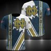 Notre Dame Fighting Irish Blue White T-Shirt
