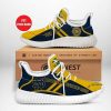 Notre Dame Fighting Irish Custom Name Gold Blue Reze Sneakers
