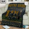 Notre Dame Fighting Irish Gold Fleece Blanket