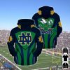 Notre Dame Fighting Irish Green Blue Pullover Hoodie V3