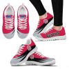 Ohio State Buckeyes Red Gray Running Shoes