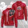 Ohio State Buckeyes Red Zip Up Hoodie