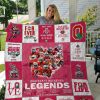 Ohio State Buckeyes Scarlet Quilt Blanket