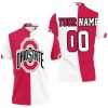 Ohio State Buckeyes Scarlet White Polo Shirt