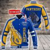 Pittsburgh Panthers Custom Name Fire Ball Baseball Jacket