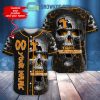 Tennessee Volunteers Custom Name Number Skull Design Baseball Jersey