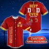 USC Trojans Custom Name Number Best Dad Ever Baseball Jersey