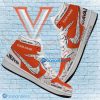 Virginia Cavaliers Custom Name New Season Design Air Jordan 1 High Sneakers