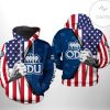 Old Dominion Monarchs US Flag Pullover Hoodie