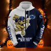Penn State Nittany Lions Blue White Mascot Zip Up Hoodie