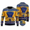 Pittsburgh Panthers Blue Gold Ugly Christmas Sweater V2