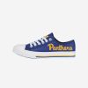 Pittsburgh Panthers Blue Low Top Shoes