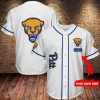 Pittsburgh Panthers Custom Name White Baseball Jersey