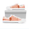 Syracuse Orange White Orange Low Top Shoes
