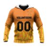 Tennessee Volunteers Custom Text Number Orange Pullover Hoodie V5