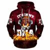 Texas A&M Aggies Baby Groot Zip Up Hoodie
