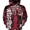 Texas A&M Aggies Deadpool Pullover Hoodie