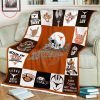 Texas Longhorns Orange White Fleece Blanket