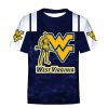 West Virginia Mountaineers Blue White T-Shirt