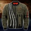 Wisconsin Badgers Camo Bomber Jacket