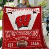 Wisconsin Badgers EST 1889 Quilt Blanket