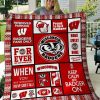 Wisconsin Badgers Fleece Blanket V2