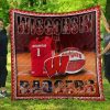 Wisconsin Badgers Quilt Blanket V3