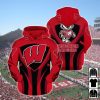 Wisconsin Badgers Red Pullover Hoodie
