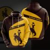 Wyoming Cowboys Pullover Hoodie V1