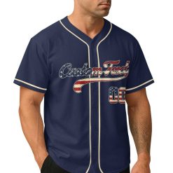 Baseball Dad – Custom Text Number Baseball Jersey
