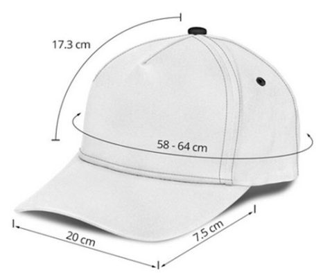 Casual Cap Size Chart