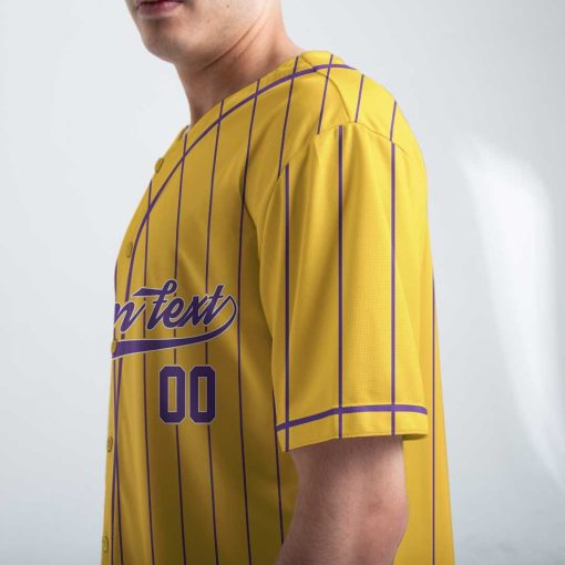 Let’s Go – Custom Text Number Baseball Jersey