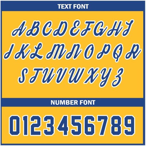 Let’s Peel It Slugger – Custom Text Number Yellow Baseball Jersey
