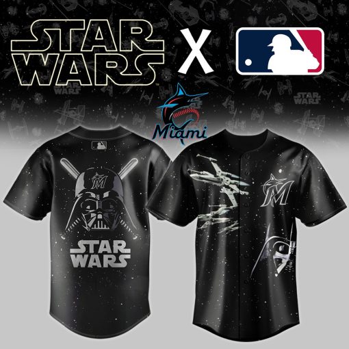 MLB x Star Wars Black Baseball Jersey